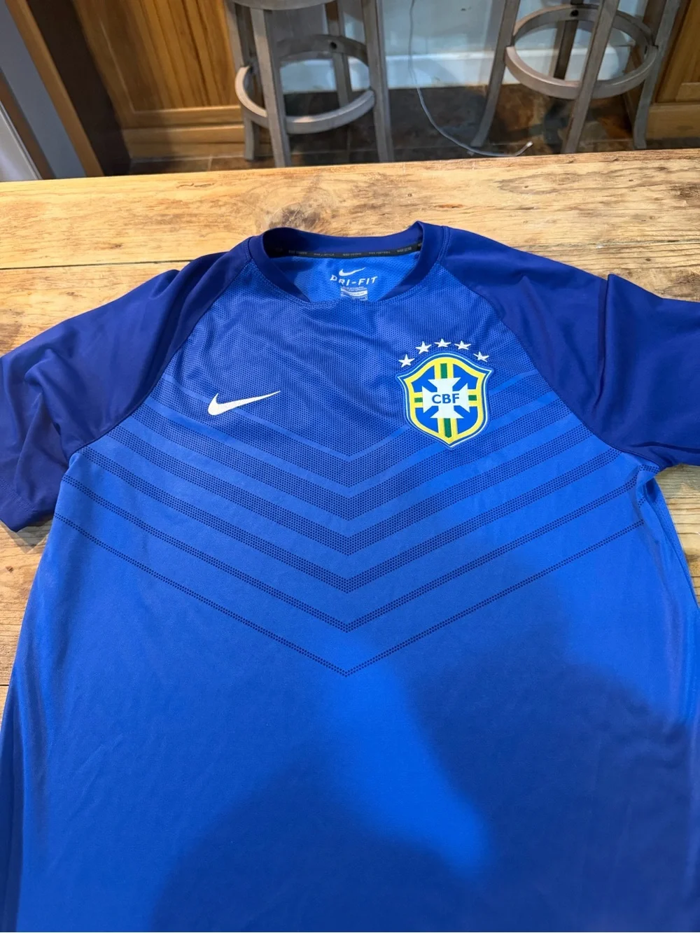 Nike Blue Dri-FIT Football Jersey